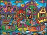Kolorowanka Welwetowa 47x35 Łódki i Domki