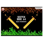 Blok rysunkowy A4/20K biały Pixel Game (20szt)