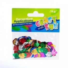 Cekiny metaliczne muszle14g