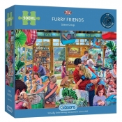 Gibsons, Puzzle 500 XL: Futrzaści przyjaciele (G3547) - Steve Crips
