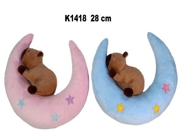 Kapibara z ksieżycem 28cm MIX