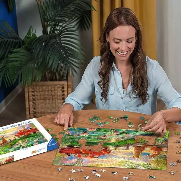 Ravensburger, Puzzle 500: Letnia miłość (12001847)