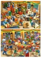 Ravensburger, Puzzle dla dzieci 2D: Warsztat świąteczny 2x12 el.