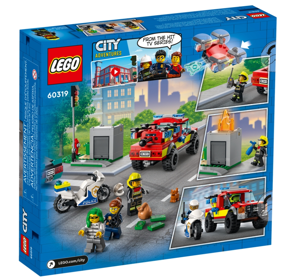 Lego City: Akcja strażacka i policyjny pościg (60319)