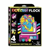 Diamond Dotz - Adults Flocked Neon Retro Classic