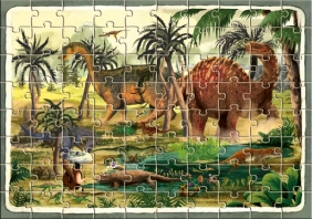 Dinozaury. Puzzle - Emilia Dziubak