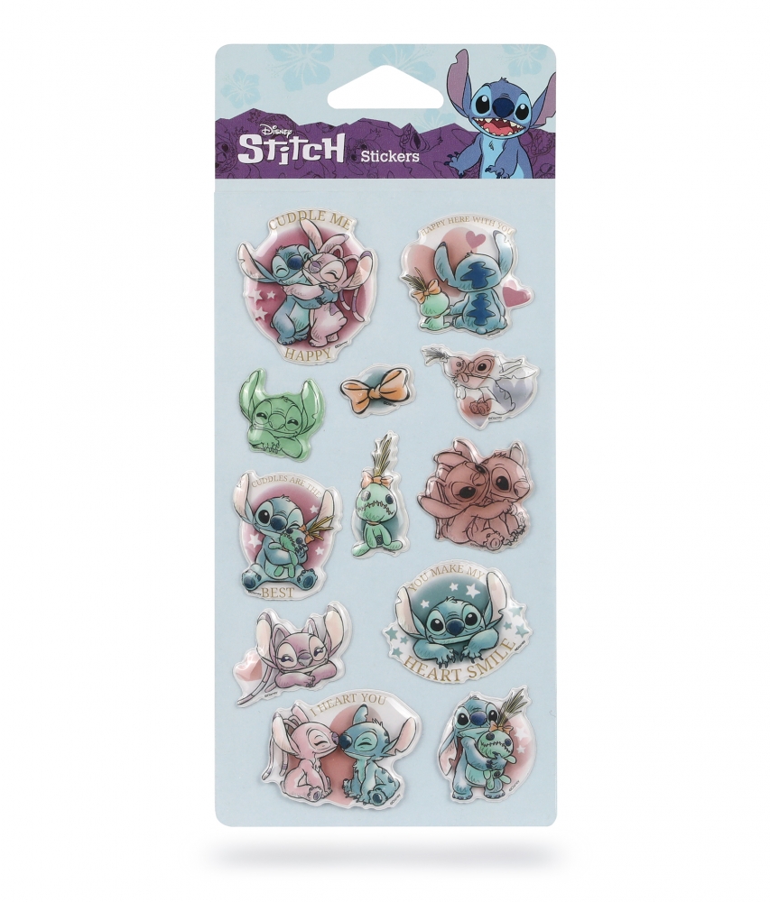 Coolpack, Naklejki pop-up Disney Fashion - Stitch pastel (75477PTR)