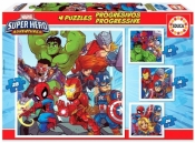 Puzzle 12+16+20+25 Marvel Super Hero Adventures G3