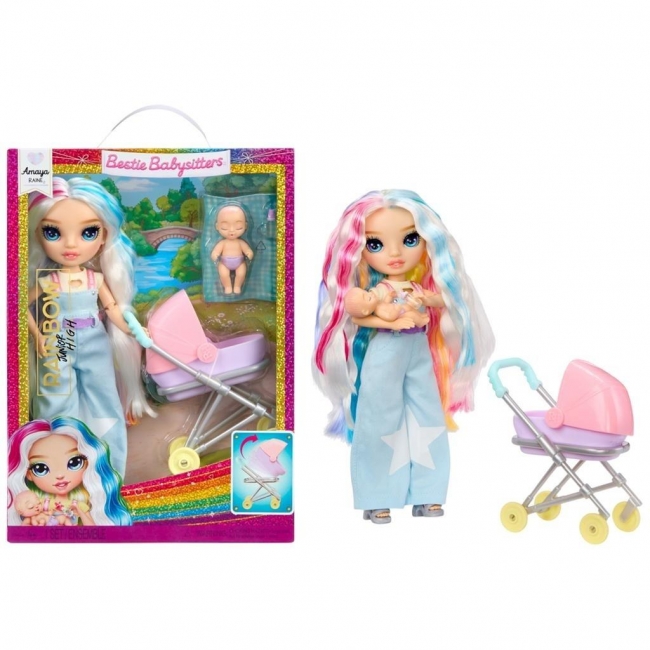 Rainbow High Jr High Bestie Babysitters Amaya