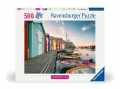 Ravensburger, Puzzle 500: Przystań dla Łodzi w Smögen (12000847)