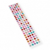 Kryształki samoprzylepne kolorowe 10mm