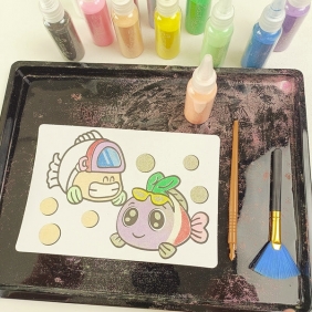 Zestaw do malowania piaskiem (120478)