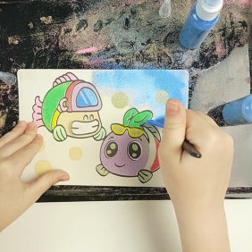 Zestaw do malowania piaskiem (120478)