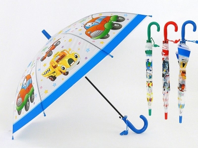 Parasol Adar dla dzieci, samochody, samoloty, śred.78cm, dł.66cm (501478)