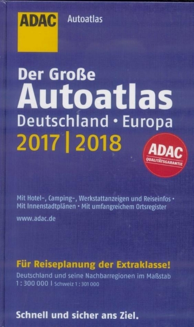 AutoAtlas ADAC. Deutschland, Europa 2018/2019