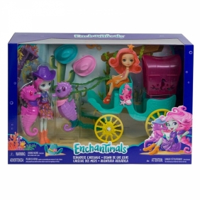 Enchantimals. Powóz morskich koników z lalką (FKV61)