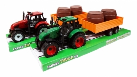 Traktor z przyczepą