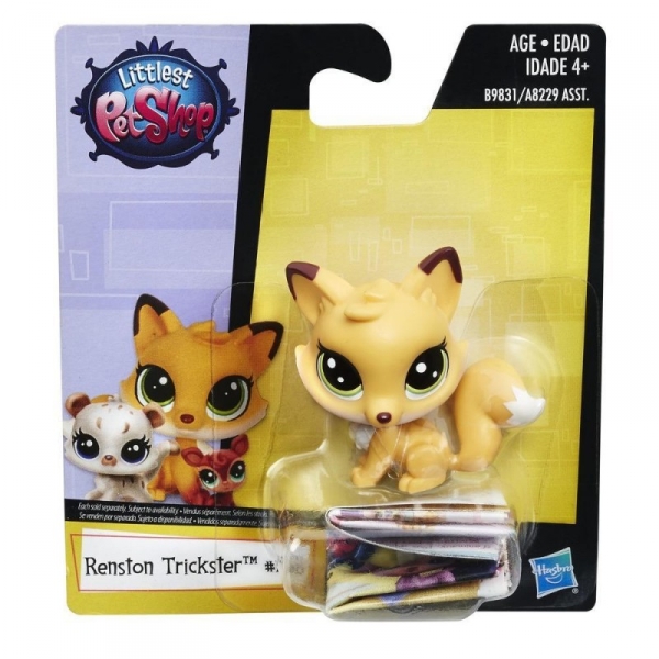 Littlest Pet Shop Figurka podstawowa B, Fox (A8229/B9831)