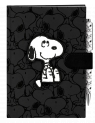  Notatnik A5 z velvetową okładką i długopisem Snoopy PT000034+