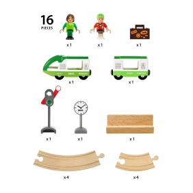 Brio Trains & Vehicles: Kolejka z dźwigiem (63384700)