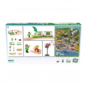 Brio Trains & Vehicles: Kolejka z dźwigiem (63384700)