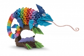 Origami 3D - Kameleon/Chameleon - zestaw kreatywny