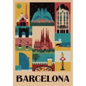Puzzle Compact - Barcelona, 1000 el. (39847)