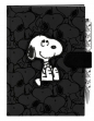 Notatnik A5 z velvetową okładką i długopisem Snoopy PT00003