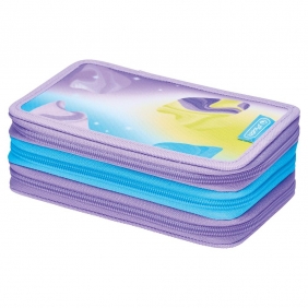 Herlitz, Piórnik potrójny z wyposażeniem - Little Monster