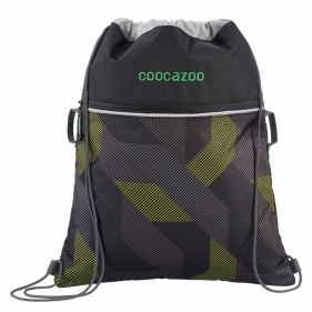 Coocazoo, worek na buty RocketPocket II FIX, kolor: Polygon Bricks Grey (183926)