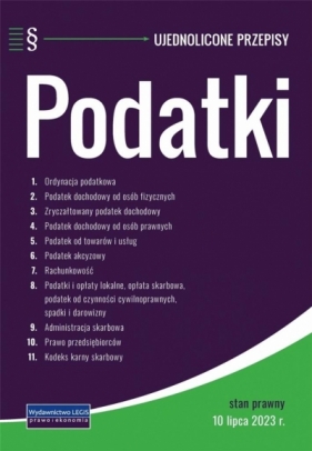 Podatki - ujednolicone przepisy - Opracowanie zbiorowe