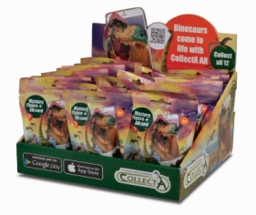 COLLECTA SASZETKA Z WIRTUALNĄ RZECZYWISTOŚCIĄ DINOZAURY (mix wzorów) 1 szt