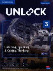 Unlock 3 Listening, Speaking and Critical Thinking Student's Book with Digital Pack - Sowton Chris, Jordan Nancy, Ostrowska Sabina