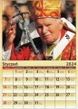 Kalendarz 2024 ścienny A4 - Papieski