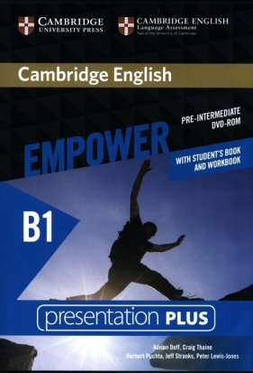 Cambridge English Empower Pre-intermediate Presentation Plus with Student's Book and Workbook - Herbert Puchta, Jeff Stranks, Peter Lewis-Jones, Adrian Doff, Craig Thaine