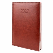 Kalendarz 2027 B5 Agenda Dzienny Bordo