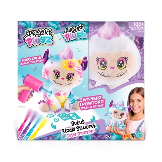 Projekt Plusz z aerografem Bubuś Słodki Stworek