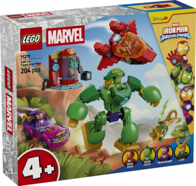 <img src='https://webimage.pl/pics/479/9/d5702018069479.jpg' style='height:440px' /> LEGO Disney Junior Marvel Loki kontra drużyna Iron Mana 11211