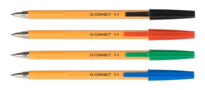Długopis z wymiennym wkładem Q-connect (KF34048) różne kolory (mix)