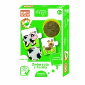 Układanka edukacyjna - Zwierzęta z farmy (RUSS2416)