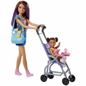 Barbie Opiekunka zestaw + lalki (FHY97)