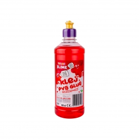 Tuban Slime, Klej PVA - czerwony 0,5L (TU3148)