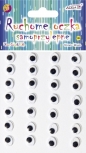 Ruchome oczka samoprzylepne 10mm 28szt