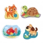 Baby puzzle - Zwierzęta domowe, 4w1 (300688)