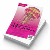 Papier kredowy powlekany A4 150 g/m gloss 100 ark
