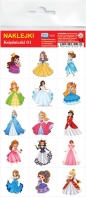 Księżniczki 01 Naklejki 4 sztuki