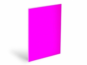 Okładka na zeszyt A5 neon pink 180mic (10szt)