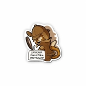 Magnes na lodówkę Sherlock Koci Detektyw
