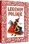  Legendy polskie kolorowe ilustracje, szlachetny papier, duża czcionka,