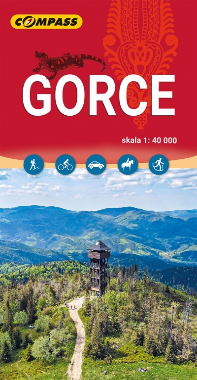Gorce. Mapa turystyczna w skali 1: 40 000
